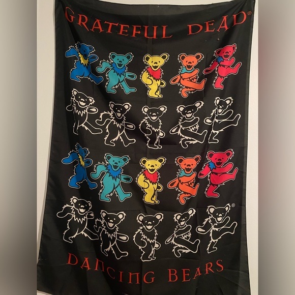 Grateful Dead dancing bears tapestry poster banner - Picture 1 of 3